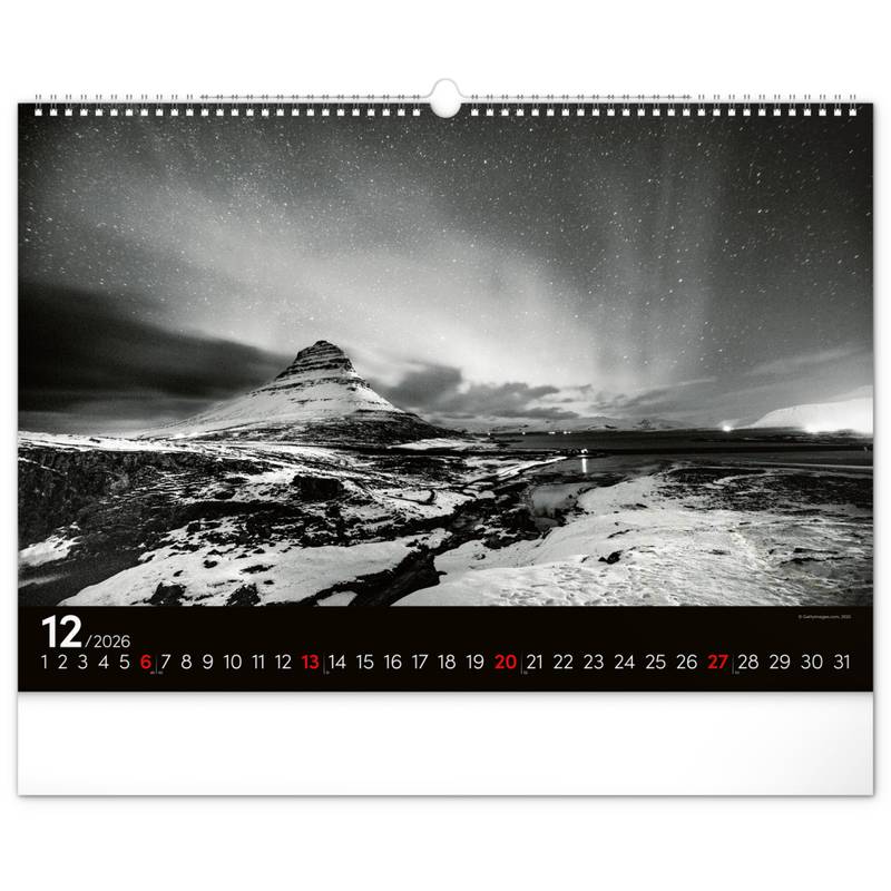 NOTIQUE Nástěnný kalendář Snová krajina 2026, 48 x 33 cm NOTIQUE Nástěnný kalendář Snová krajina 2026, 48 x 33 cm