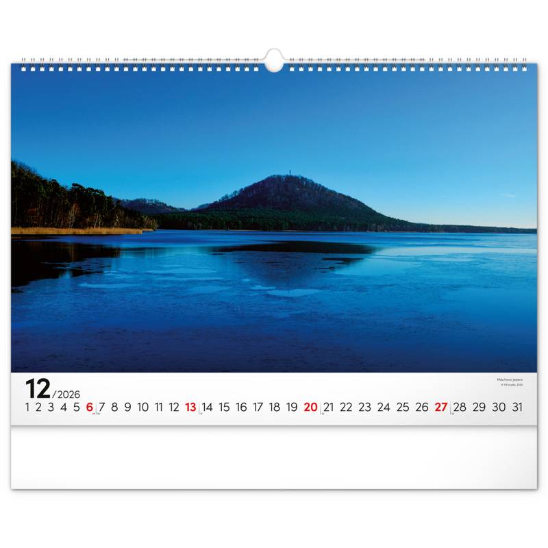 NOTIQUE Nástěnný kalendář Panoramata Česka 2026, 48 x 33 cm NOTIQUE Nástěnný kalendář Panoramata Česka 2026, 48 x 33 cm