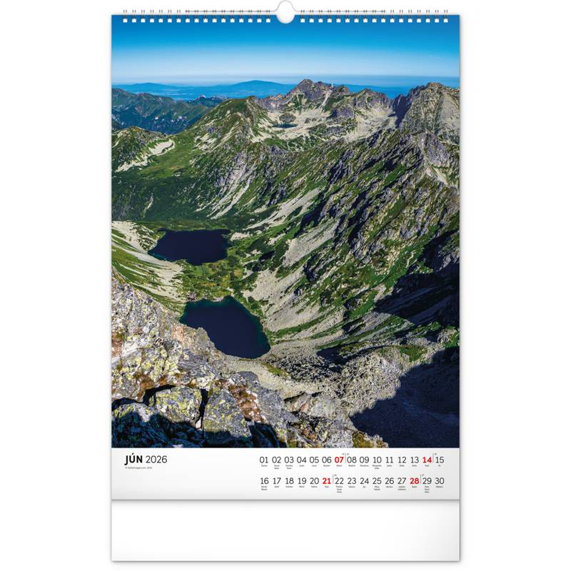 NOTIQUE Nástenný kalendár Tatry 2026, 33 x 46 cm NOTIQUE Nástenný kalendár Tatry 2026, 33 x 46 cm