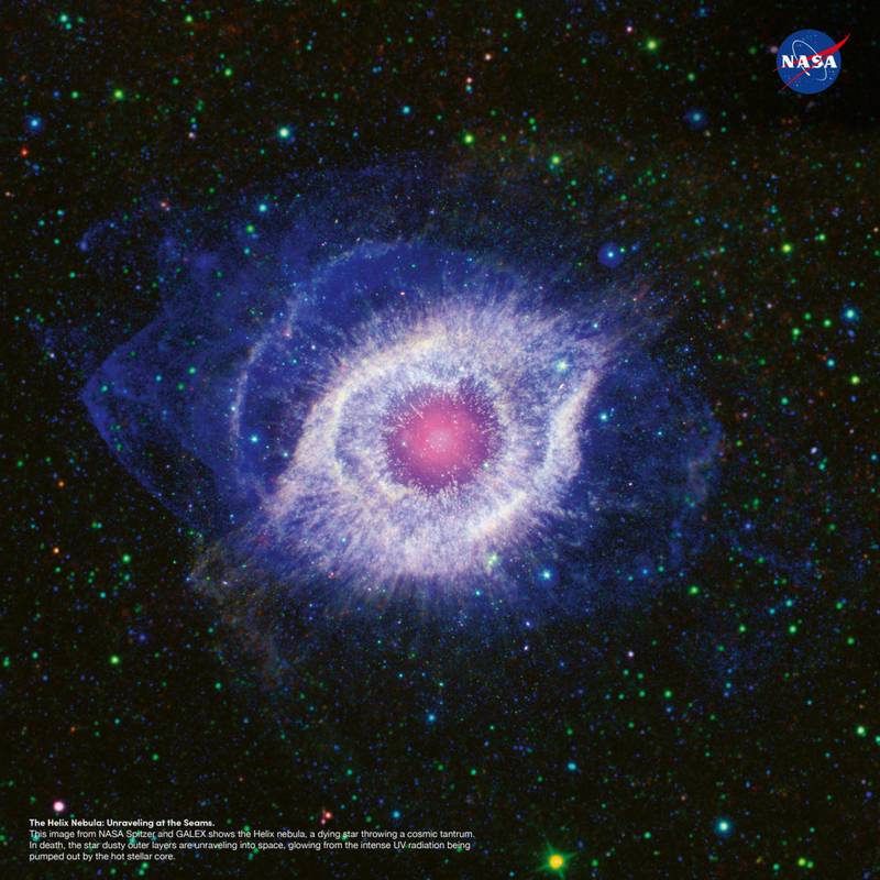 NOTIQUE Poznámkový kalendář NASA 2026, 30 x 30 cm NOTIQUE Poznámkový kalendář NASA 2026, 30 x 30 cm