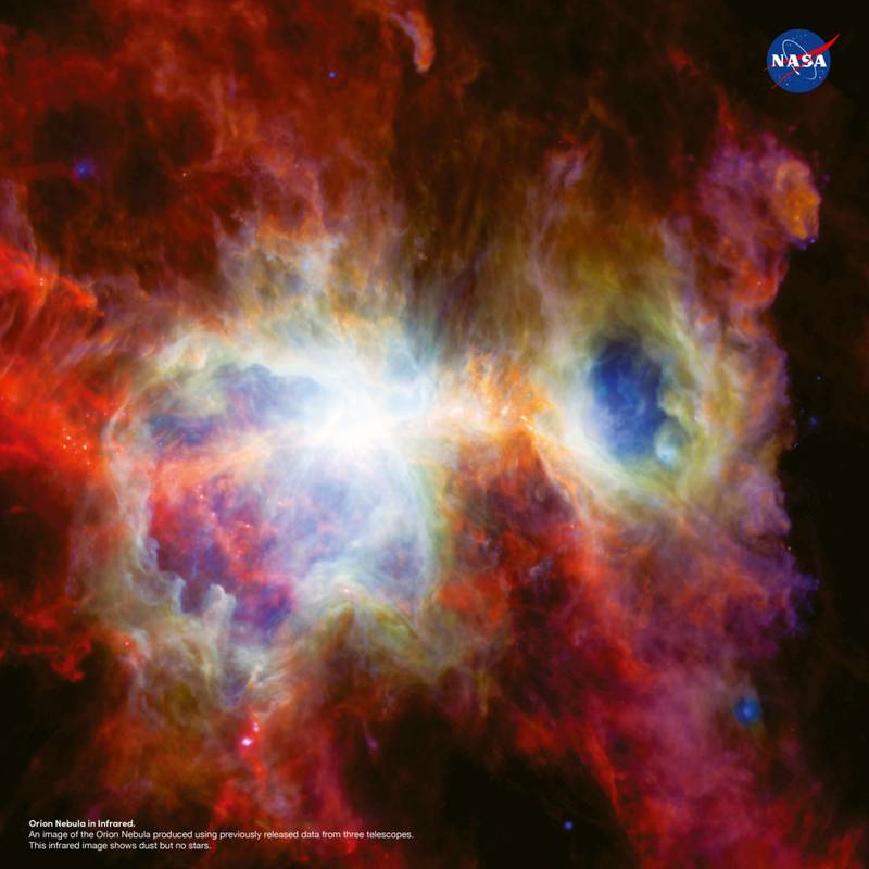 NOTIQUE Poznámkový kalendář NASA 2026, 30 x 30 cm NOTIQUE Poznámkový kalendář NASA 2026, 30 x 30 cm
