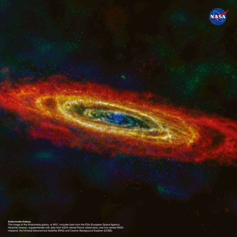 NOTIQUE Poznámkový kalendář NASA 2026, 30 x 30 cm NOTIQUE Poznámkový kalendář NASA 2026, 30 x 30 cm