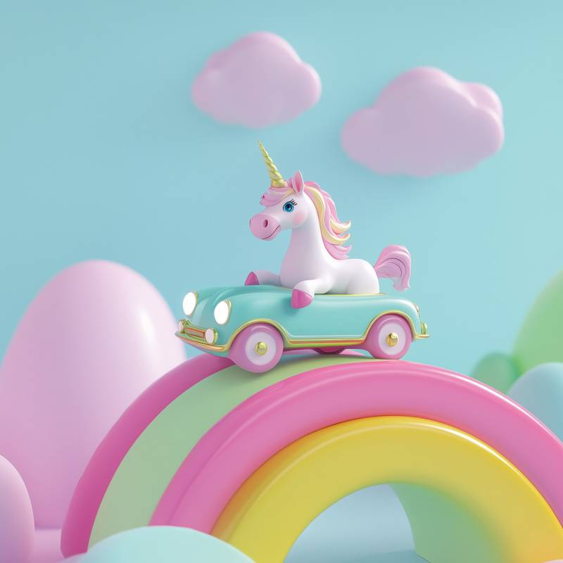 NOTIQUE Poznámkový kalendář Veselé jednorožci 2026, 30 x 30 cm NOTIQUE Poznámkový kalendář Veselé jednorožci 2026, 30 x 30 cm