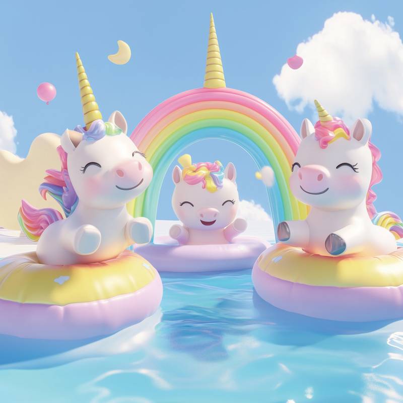 NOTIQUE Poznámkový kalendář Veselé jednorožci 2026, 30 x 30 cm NOTIQUE Poznámkový kalendář Veselé jednorožci 2026, 30 x 30 cm