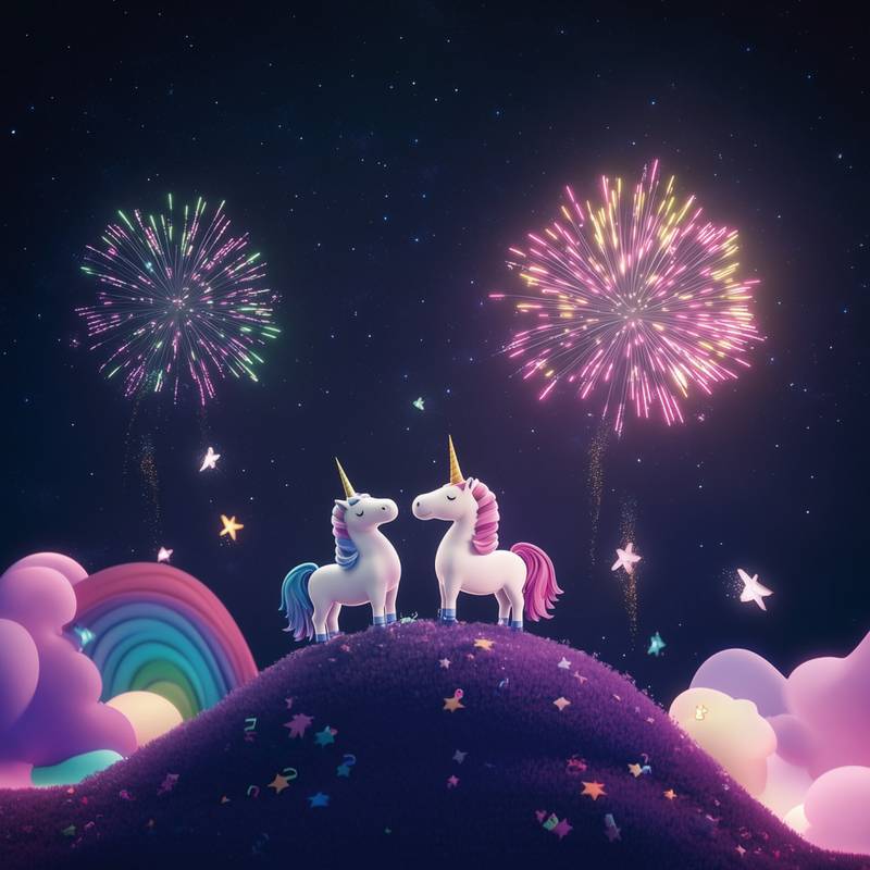 NOTIQUE Poznámkový kalendář Veselé jednorožci 2026, 30 x 30 cm NOTIQUE Poznámkový kalendář Veselé jednorožci 2026, 30 x 30 cm