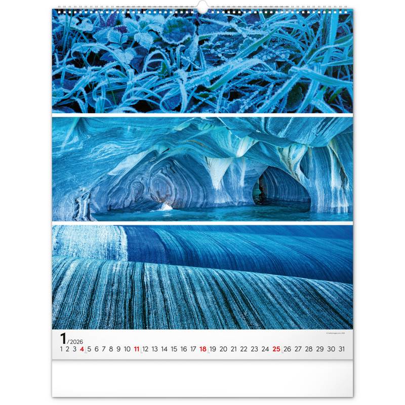 NOTIQUE Nástěnný kalendář Paleta 2026, 48 x 56 cm NOTIQUE Nástěnný kalendář Paleta 2026, 48 x 56 cm