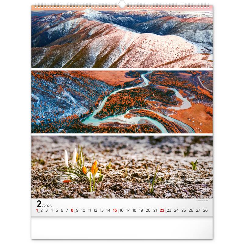 NOTIQUE Nástěnný kalendář Paleta 2026, 48 x 56 cm NOTIQUE Nástěnný kalendář Paleta 2026, 48 x 56 cm