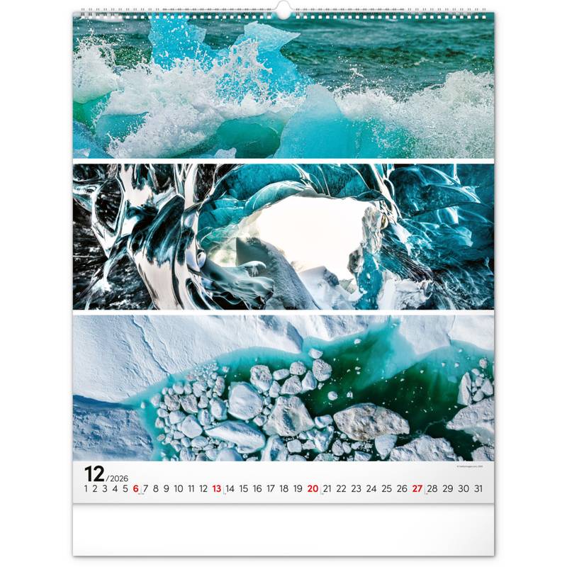 NOTIQUE Nástěnný kalendář Paleta 2026, 48 x 56 cm NOTIQUE Nástěnný kalendář Paleta 2026, 48 x 56 cm