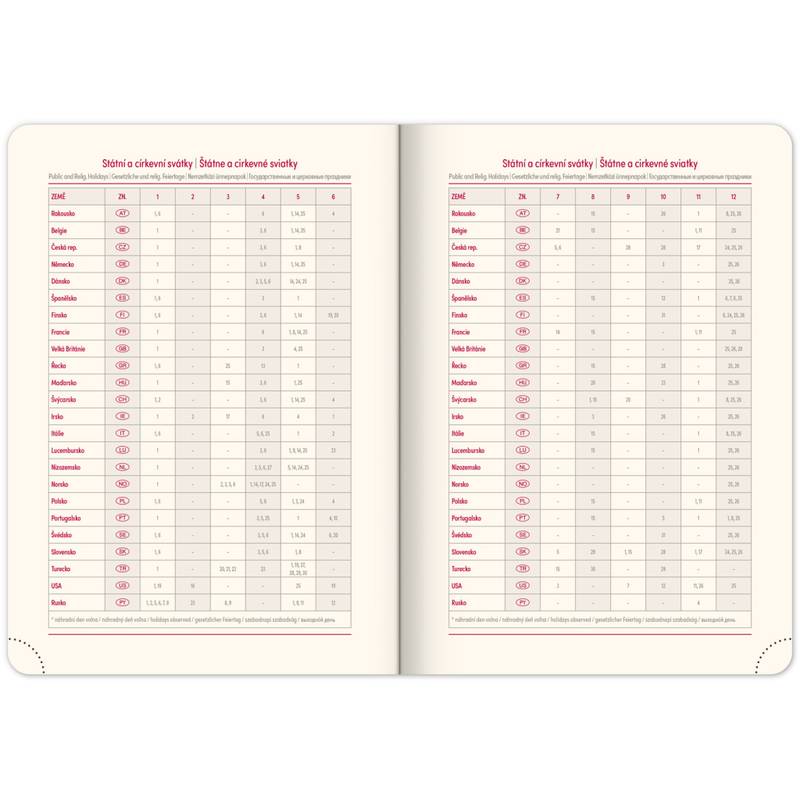 NOTIQUE Denní diář Twill 2026, černo-zlatý, 15 x 21 cm NOTIQUE Denní diář Twill 2026, černo-zlatý, 15 x 21 cm