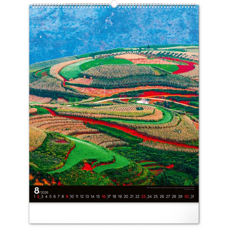 NOTIQUE Nástěnný kalendář Energie 2026, 48 x 56 cm NOTIQUE Nástěnný kalendář Energie 2026, 48 x 56 cm