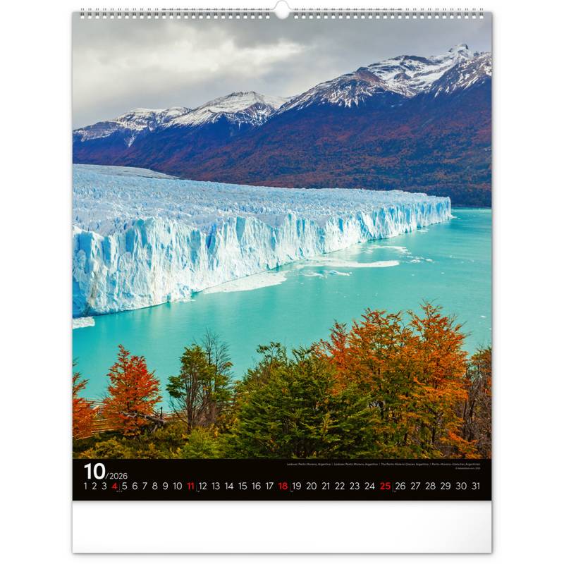 NOTIQUE Nástěnný kalendář Energie 2026, 48 x 56 cm NOTIQUE Nástěnný kalendář Energie 2026, 48 x 56 cm