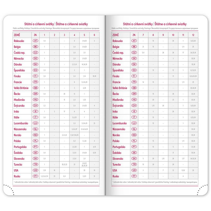 NOTIQUE Kapesní diář Ajax 2026, modrý, 9 x 15,5 cm NOTIQUE Kapesní diář Ajax 2026, modrý, 9 x 15,5 cm