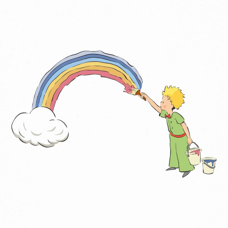 NOTIQUE Poznámkový kalendář Malý princ 2026, 30 x 30 cm NOTIQUE Poznámkový kalendář Malý princ 2026, 30 x 30 cm