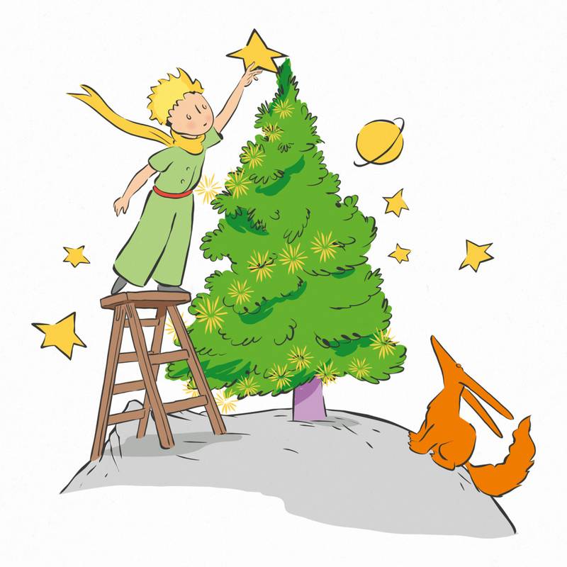 NOTIQUE Poznámkový kalendář Malý princ 2026, 30 x 30 cm NOTIQUE Poznámkový kalendář Malý princ 2026, 30 x 30 cm