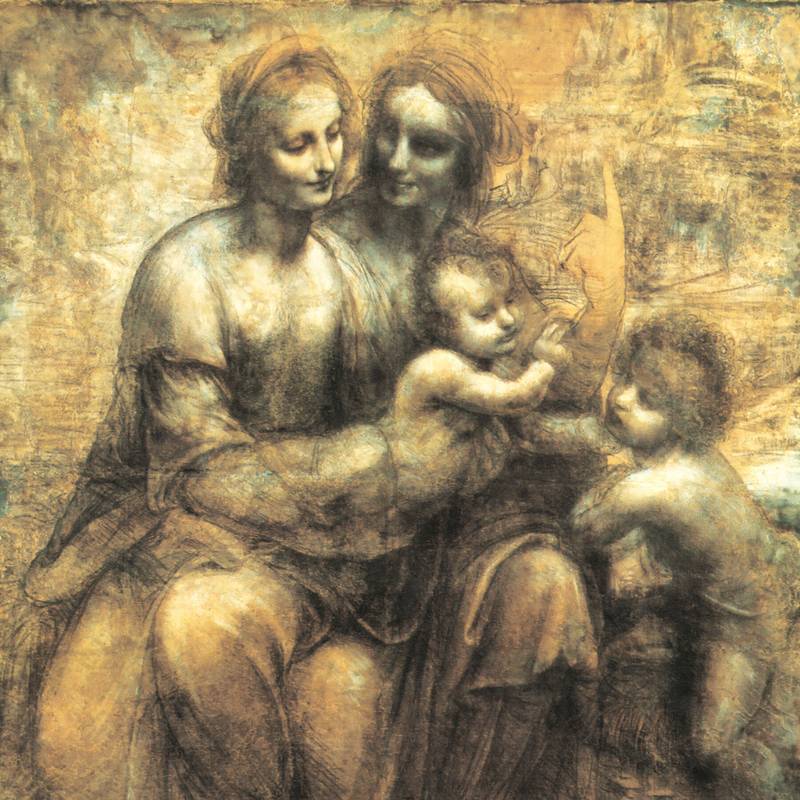 NOTIQUE Poznámkový kalendář Leonardo da Vinci 2026, 30 x 30 cm NOTIQUE Poznámkový kalendář Leonardo da Vinci 2026, 30 x 30 cm