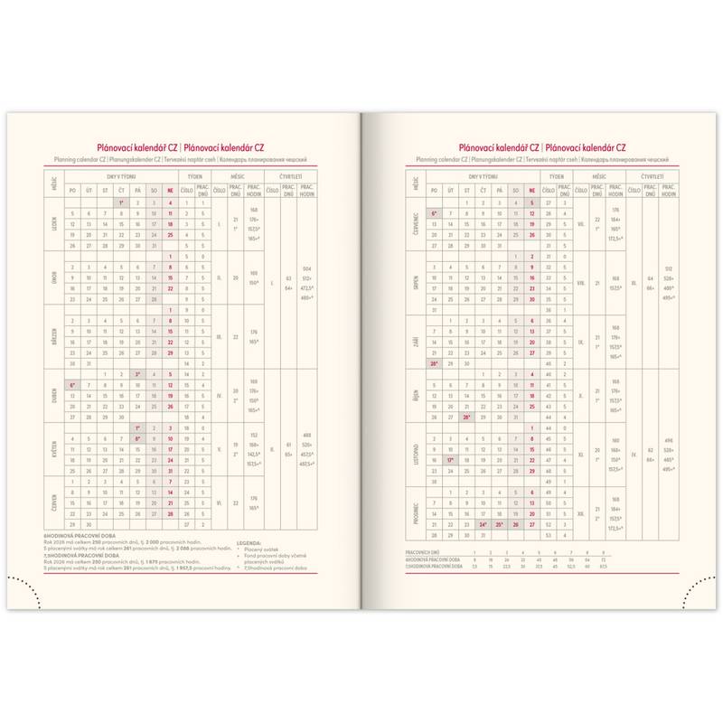 NOTIQUE Týždenný diár Rivoli 2026, svetlomodrý, 15 x 21 cm NOTIQUE Týždenný diár Rivoli 2026, svetlomodrý, 15 x 21 cm