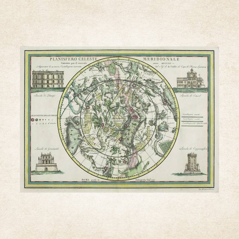 NOTIQUE Poznámkový kalendár Staré mapy 2026, 30 x 30 cm NOTIQUE Poznámkový kalendár Staré mapy 2026, 30 x 30 cm