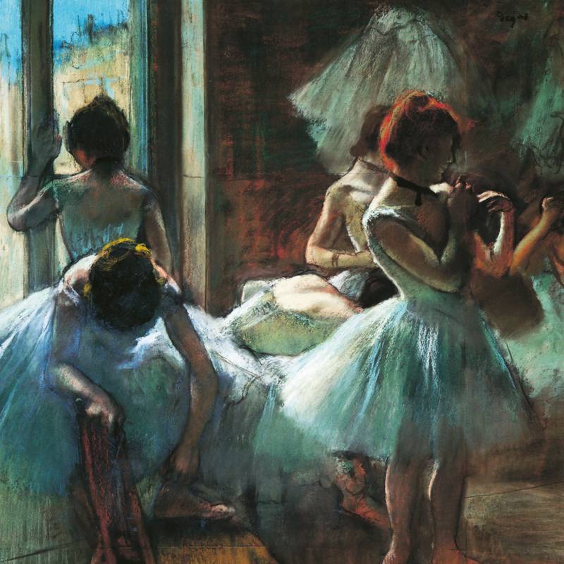 NOTIQUE Poznámkový kalendář Edgar Degas 2026, 30 x 30 cm NOTIQUE Poznámkový kalendář Edgar Degas 2026, 30 x 30 cm