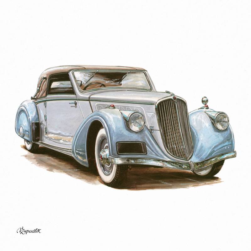 NOTIQUE Poznámkový kalendář Classic Cars – Václav Zapadlík 2026, 30 x 30 cm NOTIQUE Poznámkový kalendář Classic Cars – Václav Zapadlík 2026, 30 x 30 cm