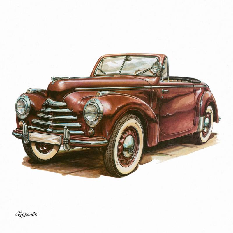 NOTIQUE Poznámkový kalendář Classic Cars – Václav Zapadlík 2026, 30 x 30 cm NOTIQUE Poznámkový kalendář Classic Cars – Václav Zapadlík 2026, 30 x 30 cm