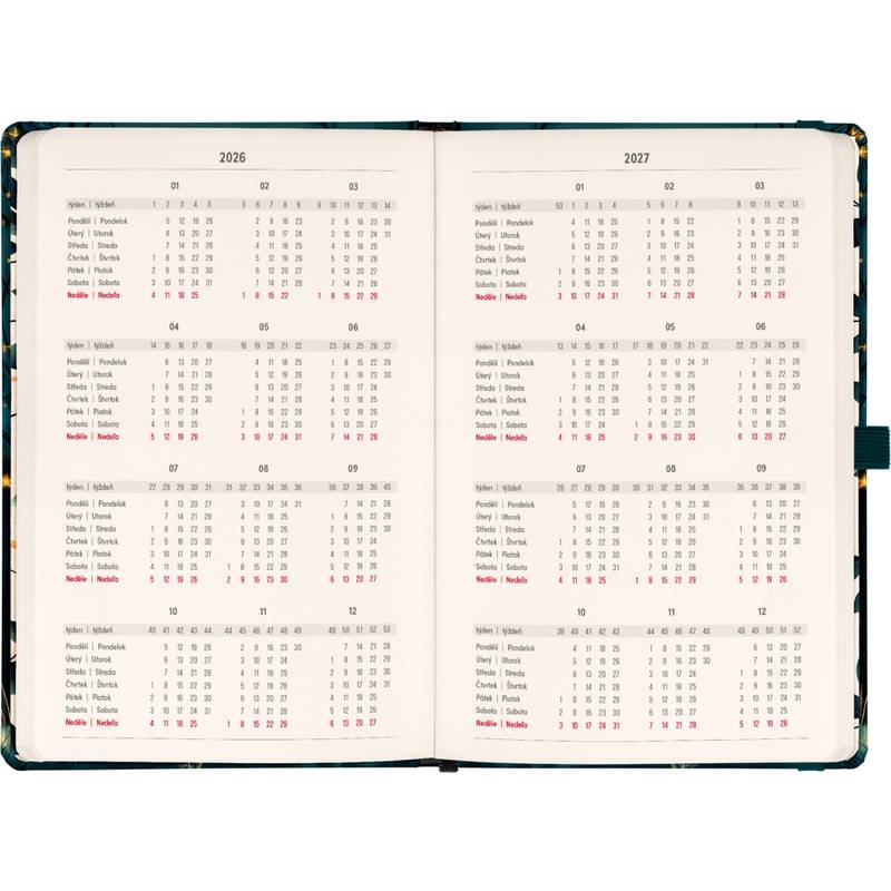 NOTIQUE Planbook diář/notes Liška 2026, 13 x 21 cm NOTIQUE Planbook diář/notes Liška 2026, 13 x 21 cm