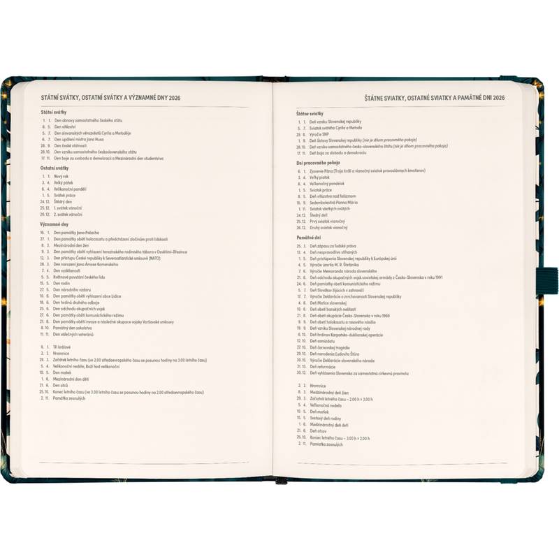 NOTIQUE Planbook diář/notes Liška 2026, 13 x 21 cm NOTIQUE Planbook diář/notes Liška 2026, 13 x 21 cm