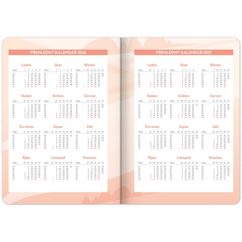 NOTIQUE Rodinný diář – pomocník všech rodičů 2026, 15 x 21 cm NOTIQUE Rodinný diář – pomocník všech rodičů 2026, 15 x 21 cm