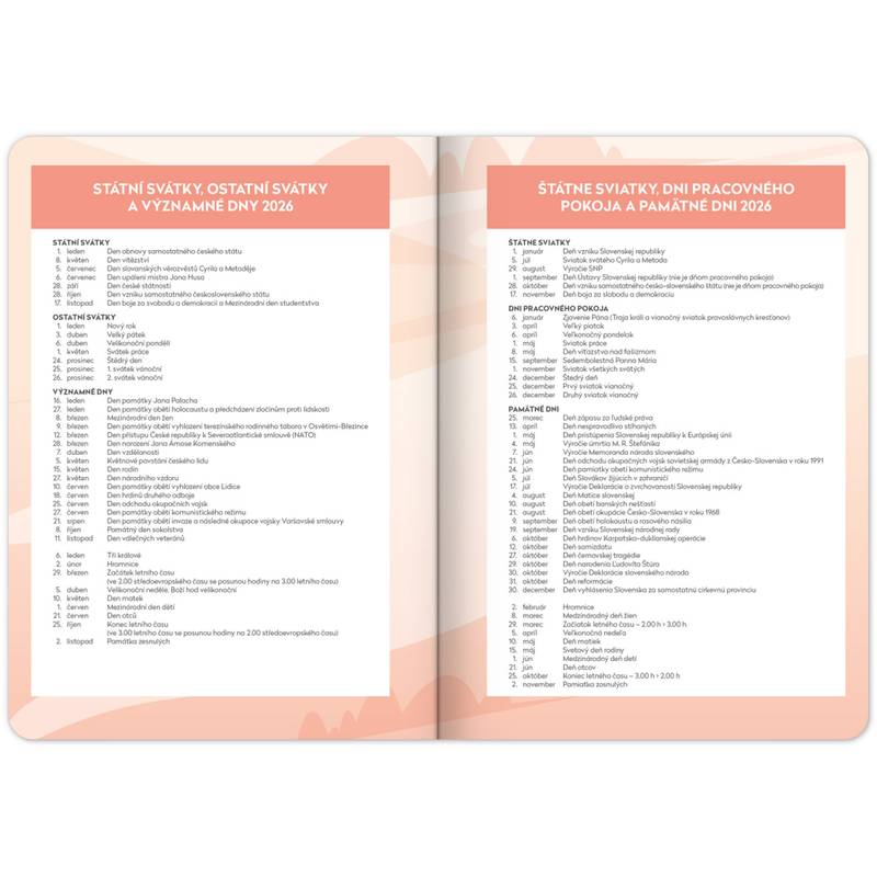 NOTIQUE Rodinný diář – pomocník všech rodičů 2026, 15 x 21 cm NOTIQUE Rodinný diář – pomocník všech rodičů 2026, 15 x 21 cm