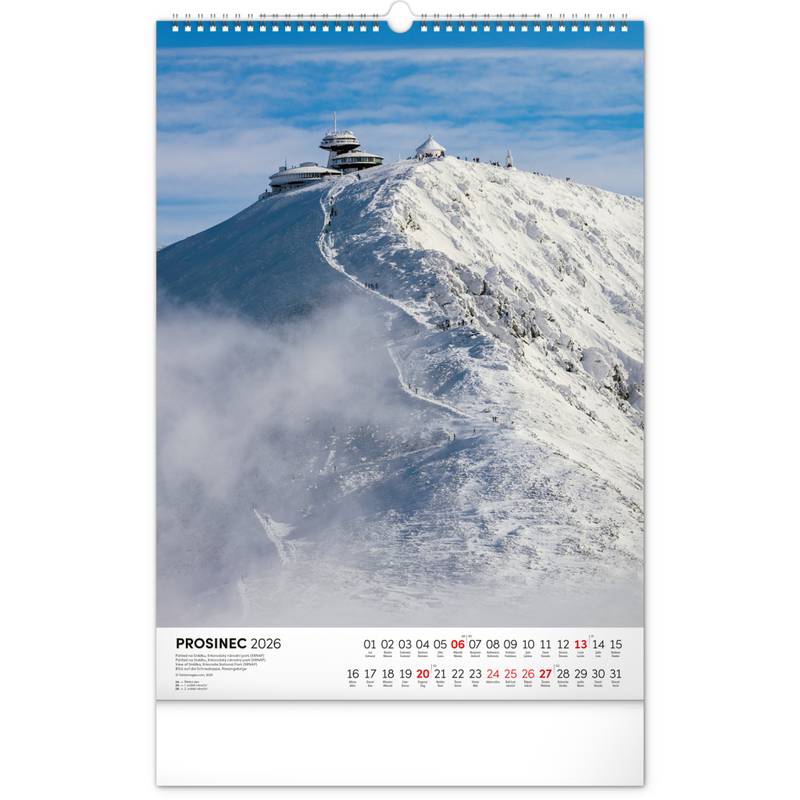NOTIQUE Nástěnný kalendář Národní parky Čech a Moravy CZ 2026, 33 x 46 cm NOTIQUE Nástěnný kalendář Národní parky Čech a Moravy CZ 2026, 33 x 46 cm