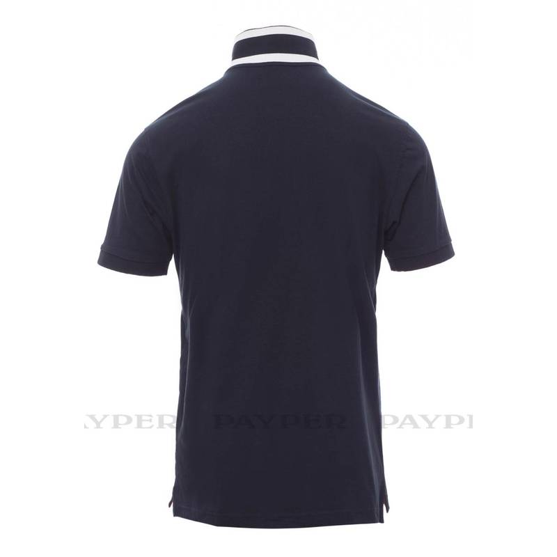 Polo PAYPER MEMPHIS, navy modrá / biela - červená, XXL Polo PAYPER MEMPHIS, navy modrá / biela - červená, XXL