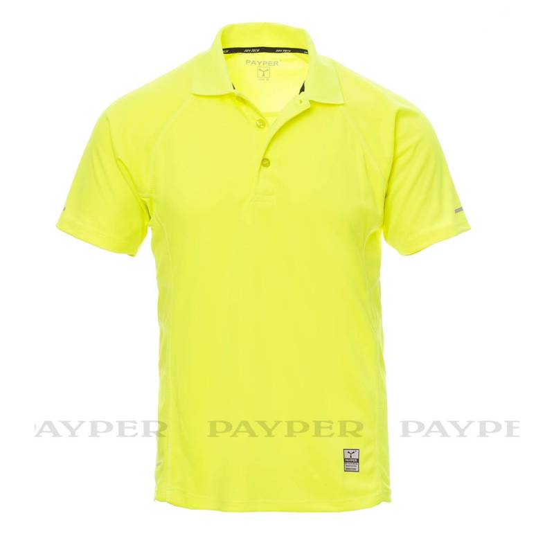 Polo DRY-TECH PAYPER TRAINING, fluorescenčná žltá, 3XL Polo DRY-TECH PAYPER TRAINING, fluorescenčná žltá, 3XL