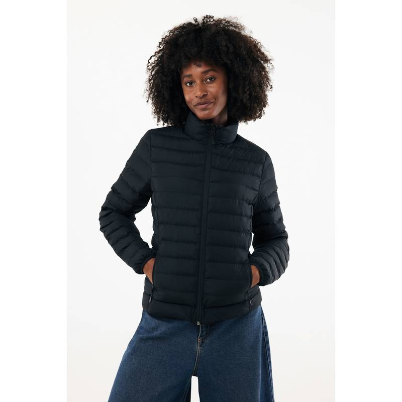 IQONIQ Maiko dámska prešívaná bunda z rec. polyesteru, čierna IQONIQ Maiko dámska prešívaná bunda z rec. polyesteru, čierna