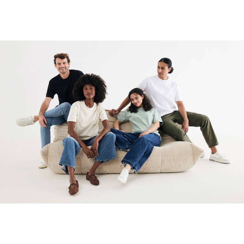 IQONIQ Nikko triko z hrubé recyklované bavlny, černá IQONIQ Nikko triko z hrubé recyklované bavlny, černá