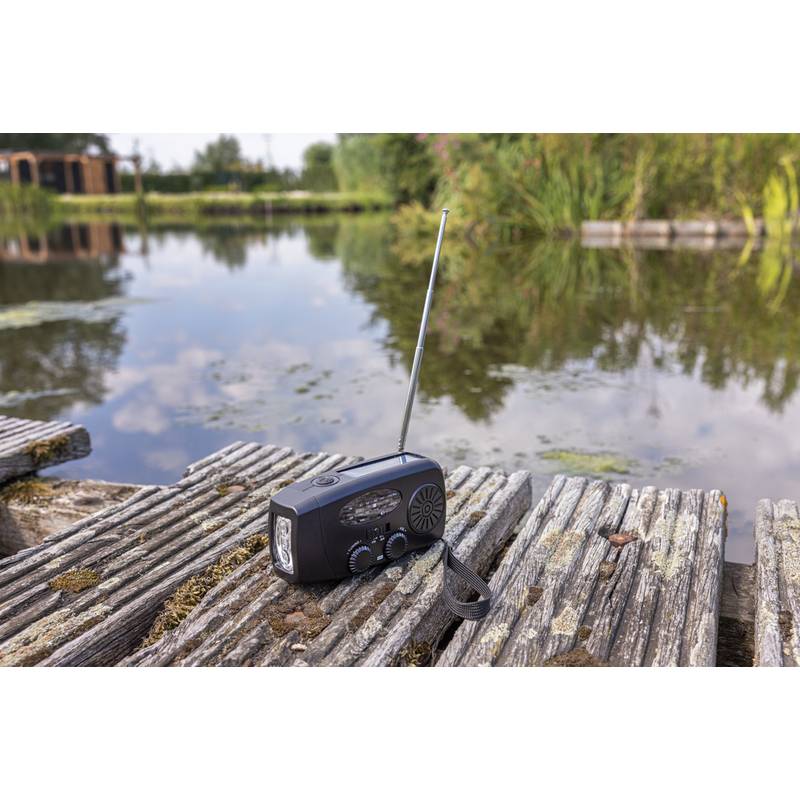 RescueWave RCS nouzové rádio z recyklovaného plastu, černá RescueWave RCS nouzové rádio z recyklovaného plastu, černá