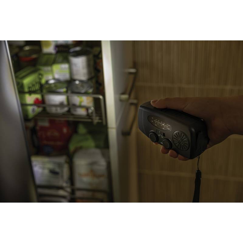 RescueWave RCS nouzové rádio z recyklovaného plastu, černá RescueWave RCS nouzové rádio z recyklovaného plastu, černá