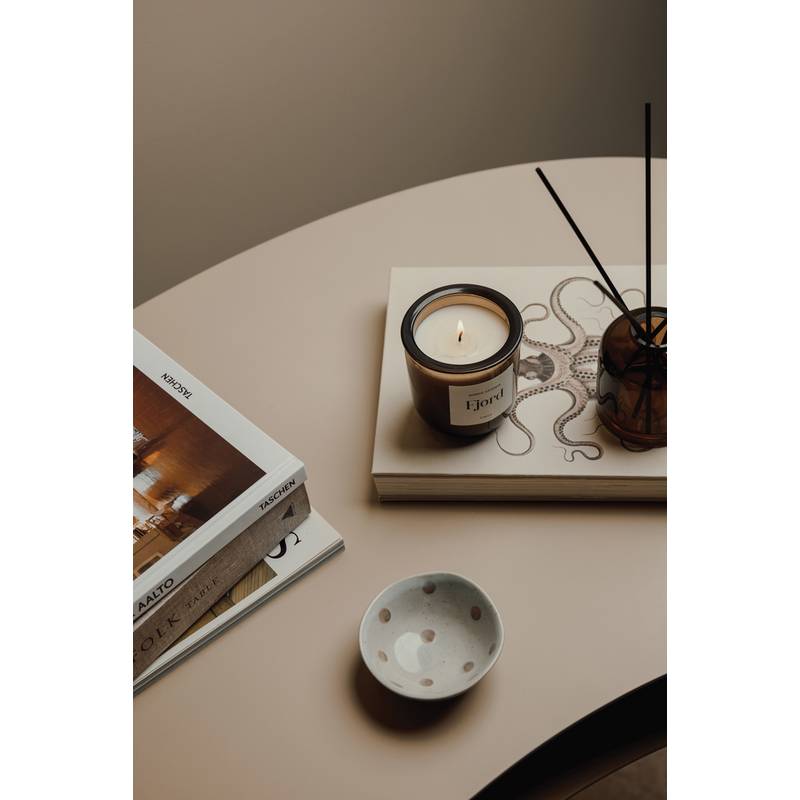 VINGA Nordic Essence svícen, modrá - hnědá dark VINGA Nordic Essence svícen, modrá - hnědá dark