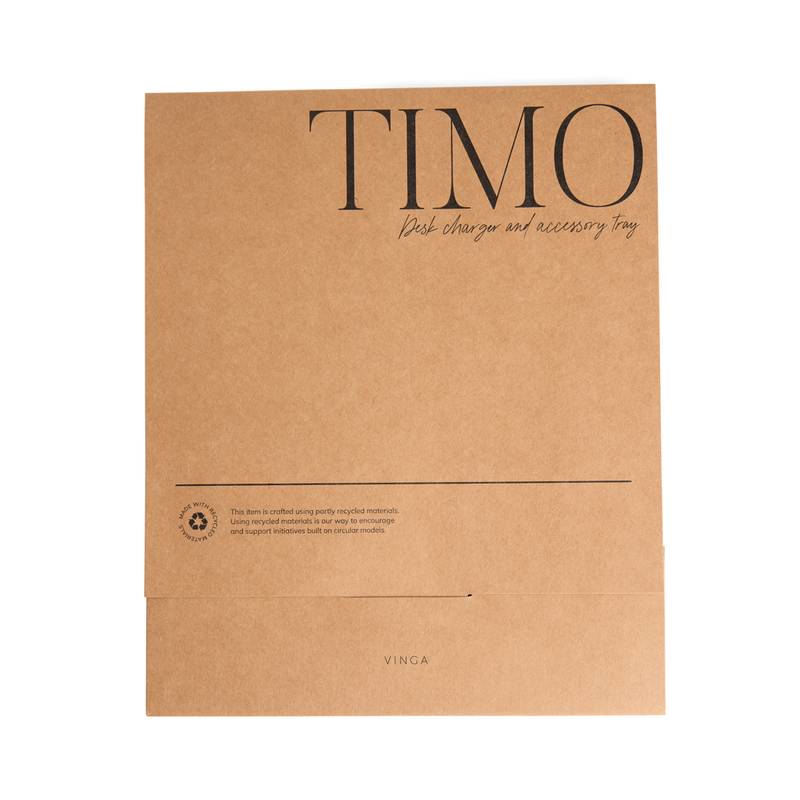 VINGA Timo RCS stolní nabíječka a podložka na příslušenství, hnědá VINGA Timo RCS stolní nabíječka a podložka na příslušenství, hnědá