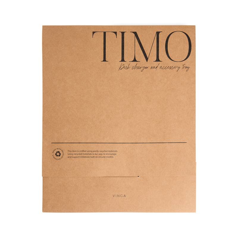 VINGA Timo RCS stolní nabíječka a podložka na příslušenství, hnědá VINGA Timo RCS stolní nabíječka a podložka na příslušenství, hnědá
