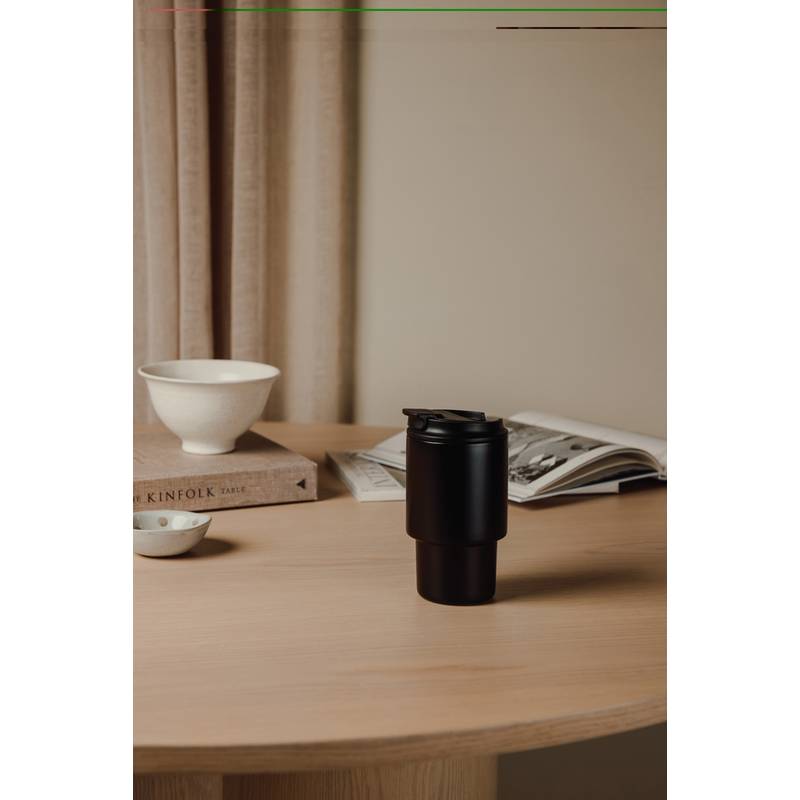 VINGA Nagano RCS cestovný hrnček 350 ML, čierna VINGA Nagano RCS cestovný hrnček 350 ML, čierna