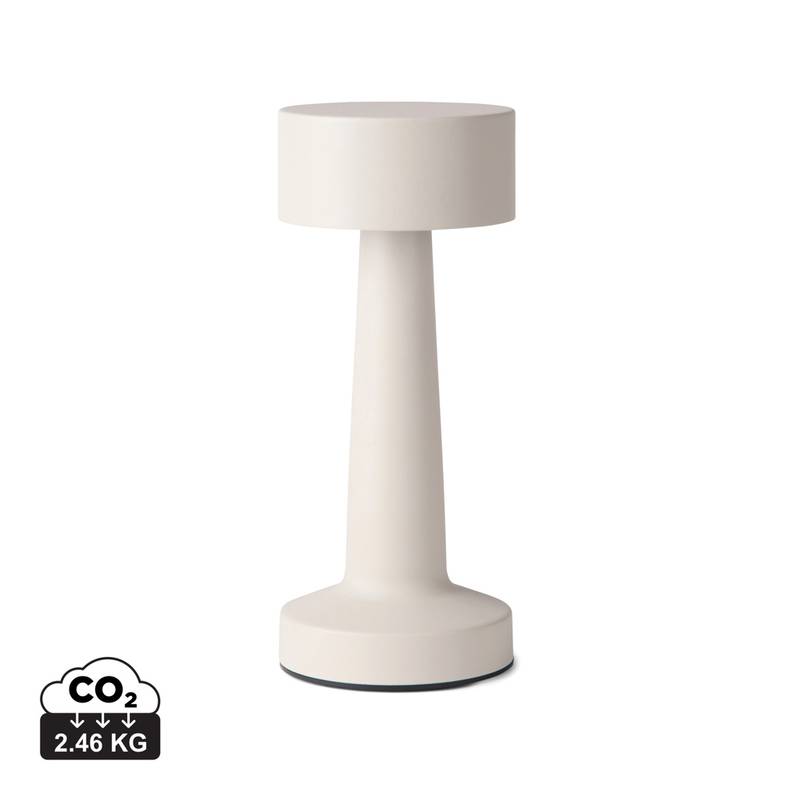 Stolová lampa VINGA Maris z RCS recykl. ABS, sivá Stolová lampa VINGA Maris z RCS recykl. ABS, sivá