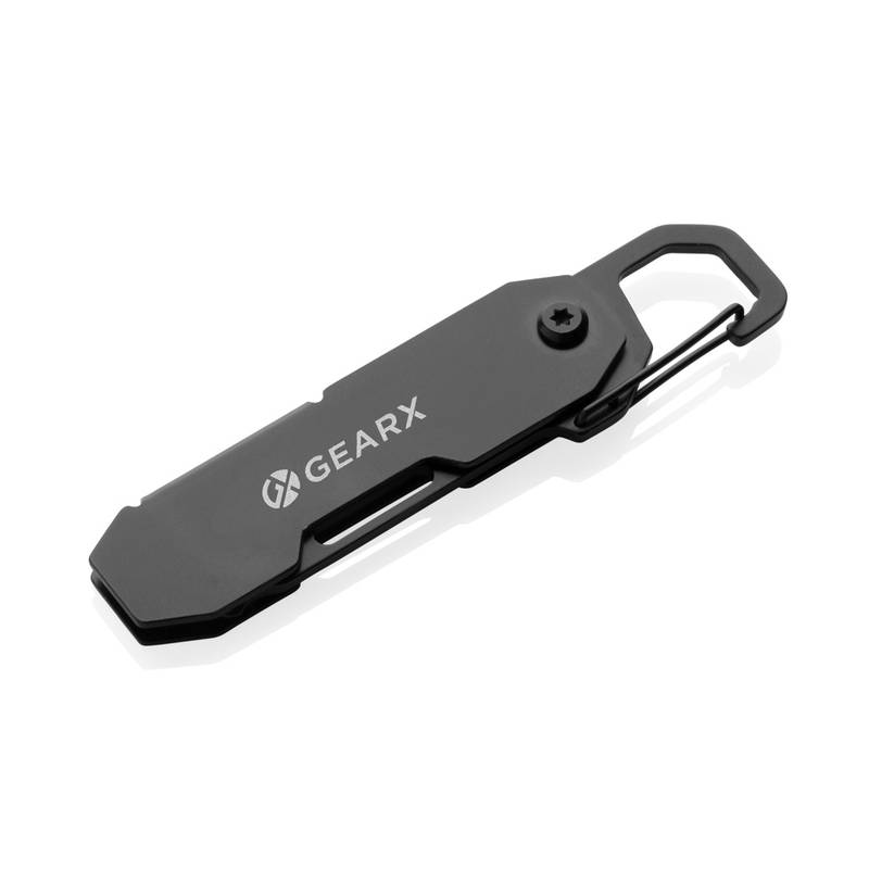 Gear X skládací EDC nářadí s karabinou, černá Gear X skládací EDC nářadí s karabinou, černá