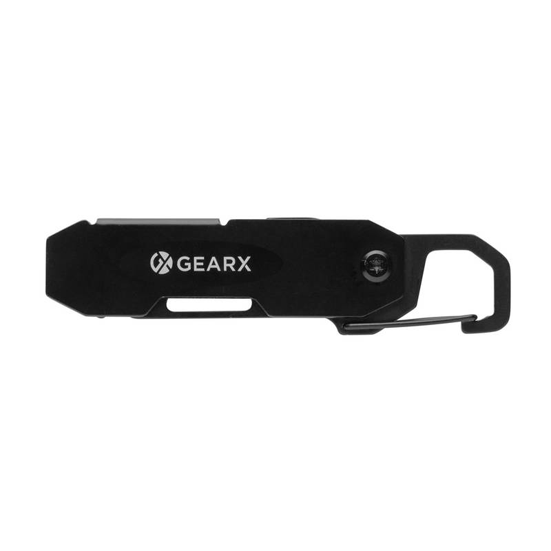 Gear X skládací EDC nářadí s karabinou, černá Gear X skládací EDC nářadí s karabinou, černá