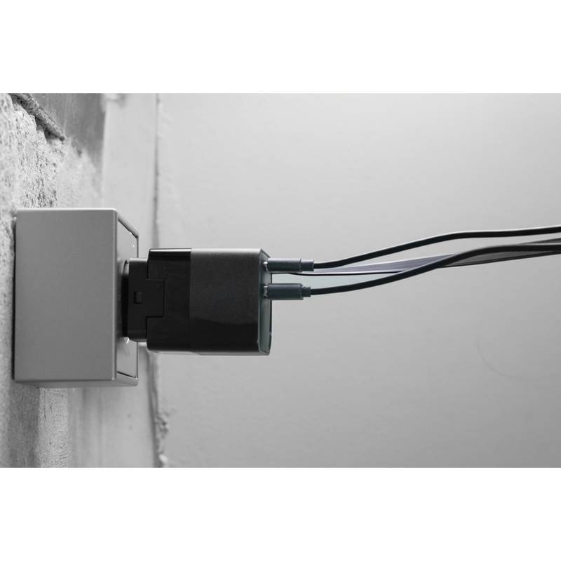 Urban Vitamin Mendocino 65W GaN nabíječka s nabíjecím kabelem, černá Urban Vitamin Mendocino 65W GaN nabíječka s nabíjecím kabelem, černá