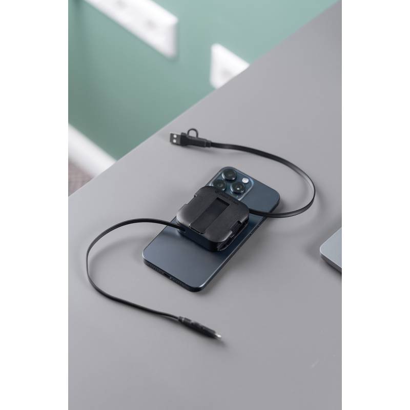 Urban Vitamin San Jose 100W stojan s nabíjacím káblom, čierna Urban Vitamin San Jose 100W stojan s nabíjacím káblom, čierna