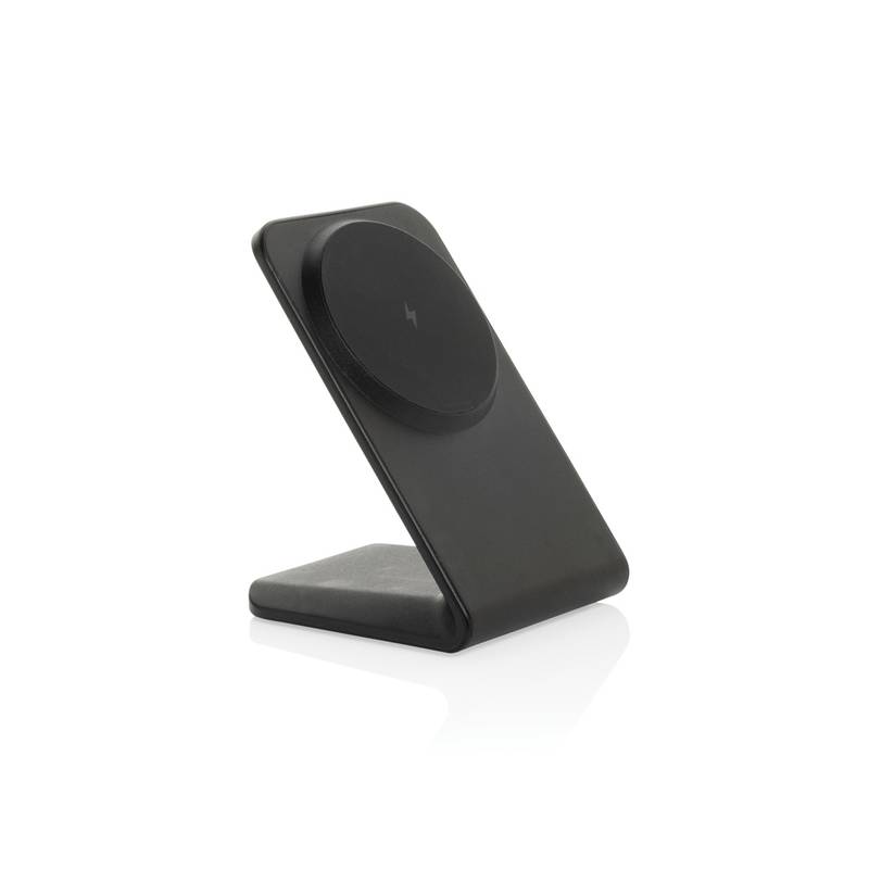 VoltPerch bezdrátová magn. nabíječka 15W z rec. RCS plastu, černá VoltPerch bezdrátová magn. nabíječka 15W z rec. RCS plastu, černá