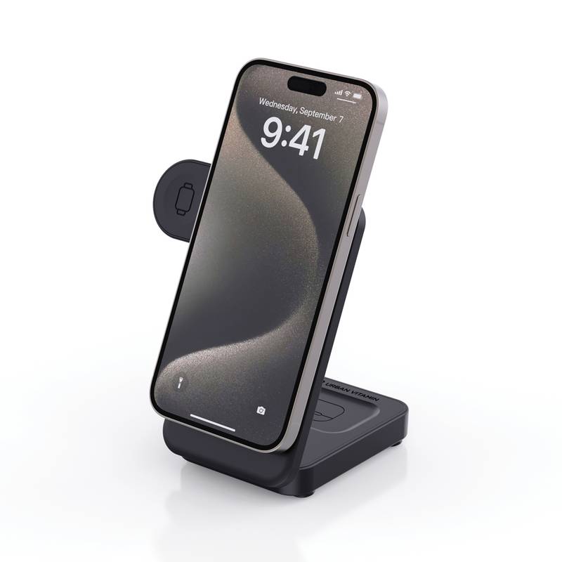 3v1 magnet. nabíječka Urban Vitamin Arcadia RCS rplastic 15W, černá 3v1 magnet. nabíječka Urban Vitamin Arcadia RCS rplastic 15W, černá