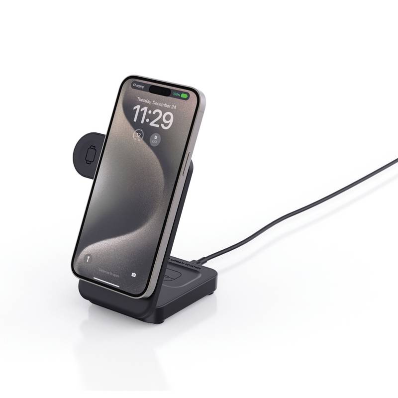 3v1 magnet. nabíječka Urban Vitamin Arcadia RCS rplastic 15W, černá 3v1 magnet. nabíječka Urban Vitamin Arcadia RCS rplastic 15W, černá