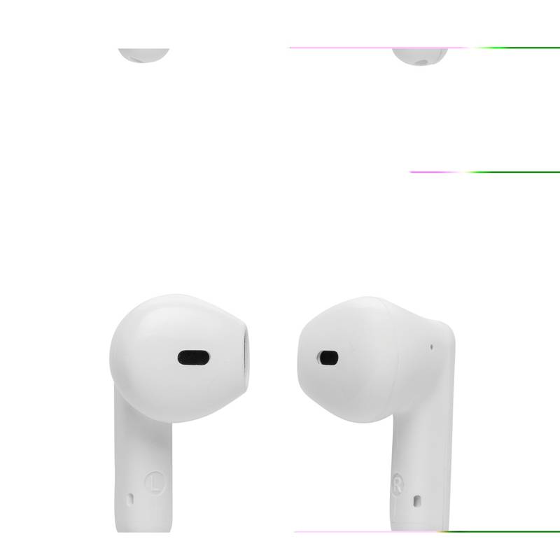 Tunevě bezdrátová sluchátka z recyklovaného plastu RCS, bílá Tunevě bezdrátová sluchátka z recyklovaného plastu RCS, bílá