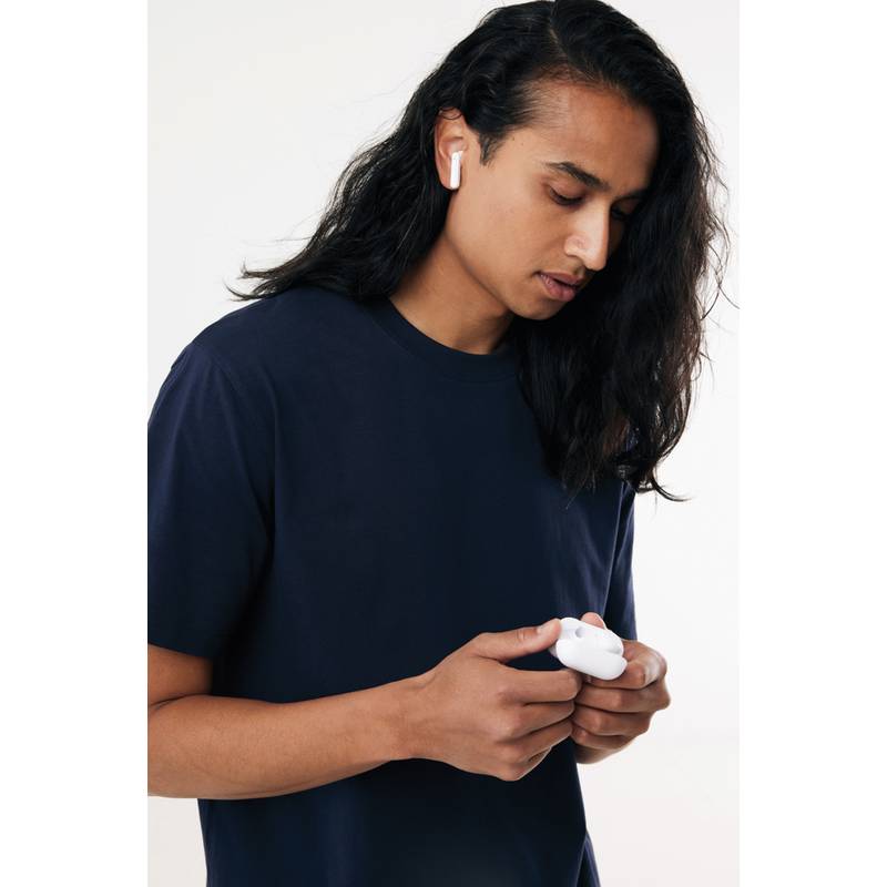 Tunevě bezdrátová sluchátka z recyklovaného plastu RCS, bílá Tunevě bezdrátová sluchátka z recyklovaného plastu RCS, bílá