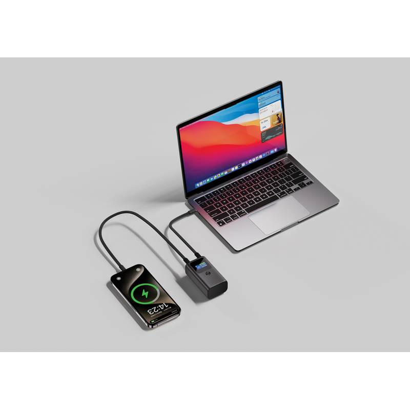 Urban Vitamin Campbell 55W 10 000 mAh kapesní powerbanka, šedá Urban Vitamin Campbell 55W 10 000 mAh kapesní powerbanka, šedá